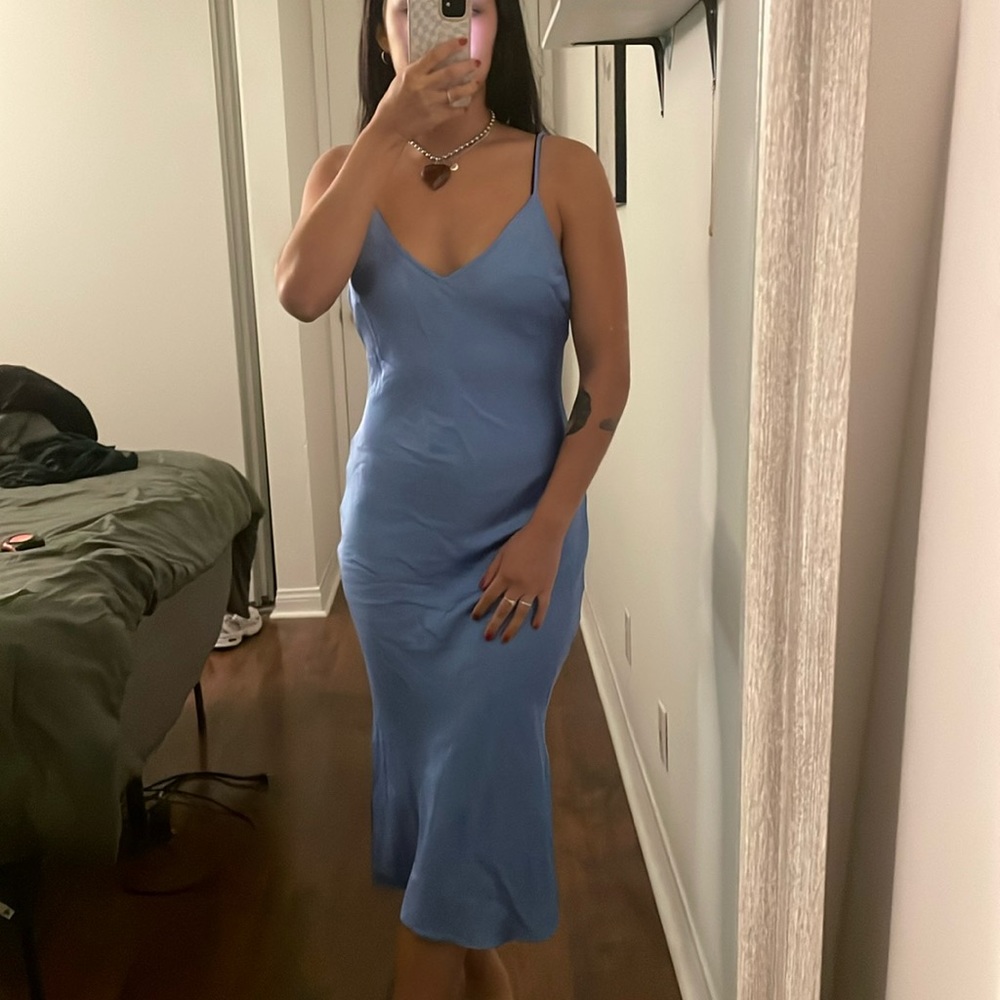 Express midi slip dress